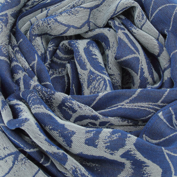 Women's-cashmere-cotton-silk-blue-jean's-stole-Ronsard