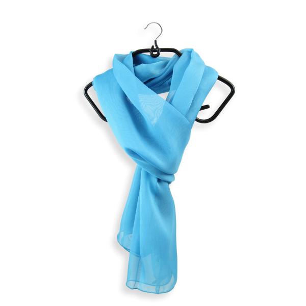 Woman-scarf-plain-silk-blue-lagoon-879A