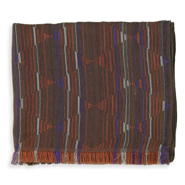 Brown-cotton-silk-men’s-scarf-Chicago