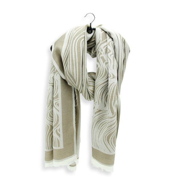 Khaki-cashmere-men’s-stole-Tramage