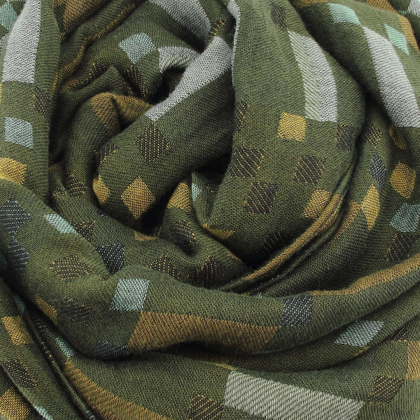 Green-khaki-rayon-cotton-men’s-cheich-Titane