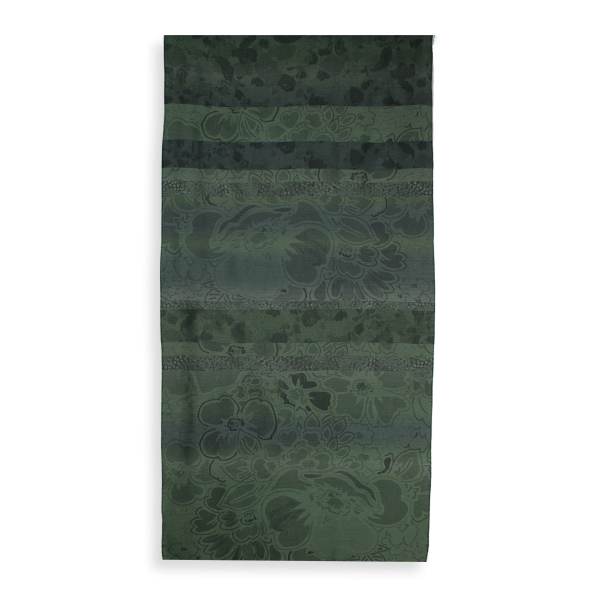 Extra-large-wool-rayon-cotton-silk-green-stole-Sentiment