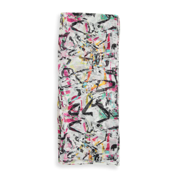 Woman-silk-scarf-printed-graff-pink-2A