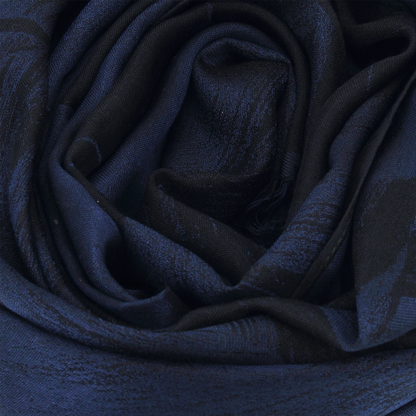 Women's-navy-cashmere-silk-stole-Serenade