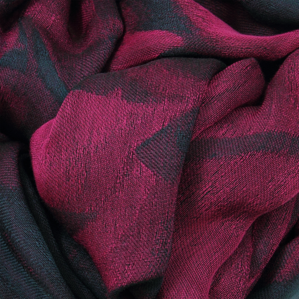 Pink-fuchsia-cotton-silk-women’s-stole-Emotion