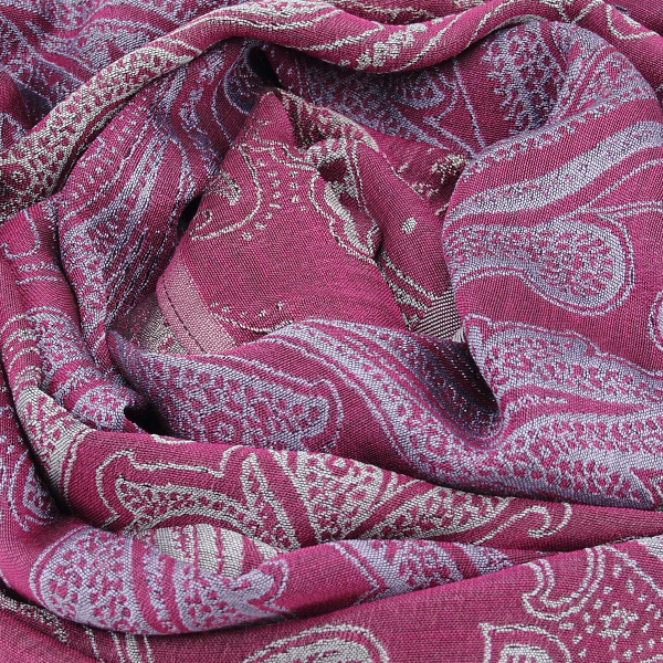 Pink-magenta-wool-silk-women’s-scarf-Melodie