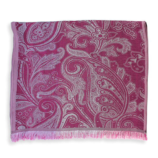 Pink-magenta-wool-silk-women’s-scarf-Melodie