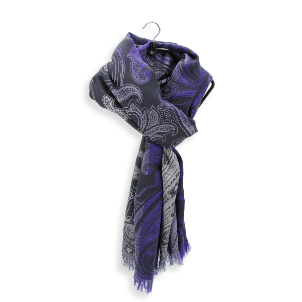 Women's-silk-wool-scarf-purple-Melodie