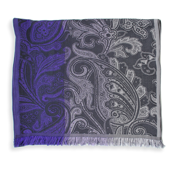 Women's-silk-wool-scarf-purple-Melodie