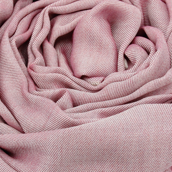 Pink-monochrome-cashmere-unisex-blend-stole-Tout doux