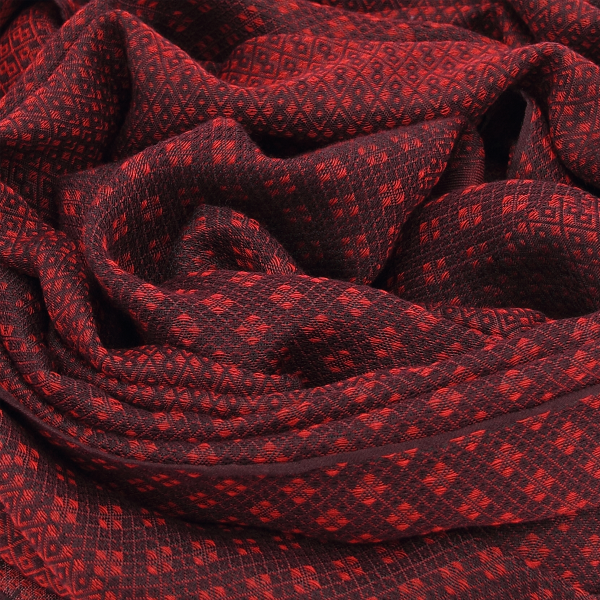 Red-silk-cashmere-cotton-men’s-scarf-Losange