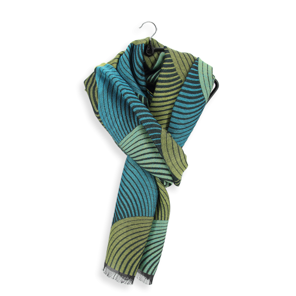 Lime-100% natural-women's-scarf-Spire