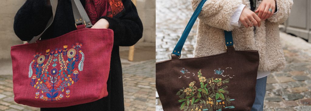 The advantages of bags woven and embroidered in France